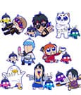 Gintama x Okawabukubu Rubber Mascot Buddycolle Gummi-Anhänger Gintama Oshanti 7 cm Sortiment (8)