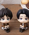 Attack on Titan Look Up PVC Statue Eren Jaeger & Levi Set (with gift) 11 cm