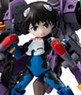 Evangelion Desktop Army Actionfigur Shinji Ikari & Evangelion No. 1 New Theatrical Edition 15 cm