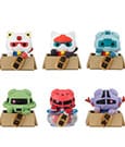 Mobile Suit Gundam Mega Cat Project Nyandam Sammelfiguren Luckycat 6 cm Blind Box Sortiment (6)