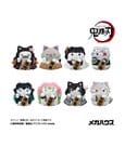 Demon Slayer: Kimetsu no Yaiba Mega Cat Project Minifiguren 6 cm Demon Slayer Fortune Cats ver. 02 Blind Box Display (8) (Repeat)