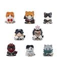 Bleach Mega Cat Project Minifiguren 3 cm Thousand-Year Blood War Bleach Nyan Blind Box Display (8) (Repeat)