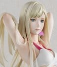 Mobile Suit Gundam Gundam Girls Generation PVC Statue 1/7 Hathaway Gigi Andalucia Bathing Suit Ver. 26 cm