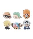 One Piece Nuippo Blind Box Minifiguren 6 cm Display (6)