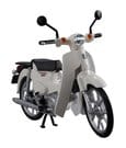 Honda Kaitanics Plastic Model Kit Super Cub 110 Classical White