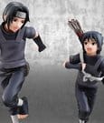 Naruto Shippuden G.E.M. Series PVC Figuren 2er-Pack Itachi Uchiha & Sasuke (Repeat)