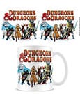 Dungeons & Dragons Tasse Retro Group