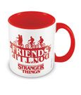 Stranger Things Coloured Inner Tasse Friends Don't Lie
