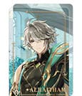 Genshin Impact Acryl Ornament mit Glitzer: Alhaitham 10 cm