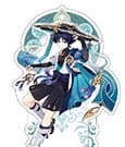 Genshin Impact Acryl Figur Wanderer 14 cm