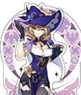 Genshin Impact Mondstadt Theme Series Character Acryl Figur Lisa 14 cm