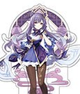 Genshin Impact Liyue Theme Series Character Acryl Figur Keqing 14 cm