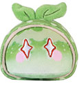 Genshin Impact Slime Sweets Party Series Plüschfigur Dendro Slime Matcha Cake Style 7cm