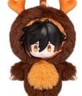Genshin Impact Winter Nesting Series Vinyl Plüsch-Schlüsselanhänger Zhongli 15 cm