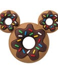 Mickey Mouse PVC-Taschenanhänger Donut