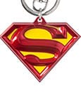 DC Zinn-Schlüsselanhänger Superman Logo bunt
