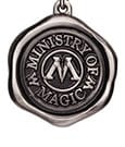 Harry Potter Zinn-Schlüsselanhänger Zaubereiministerium