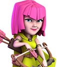 World of Clash Minix Figur Archery 12 cm