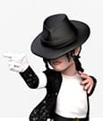 Michael Jackson Minix Figur Billie Jean 12 cm