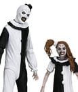 Terrifier 2 2er-Pack Actionfiguren Ultimate Art the Clown & Little Pale Girl 18 cm