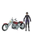 Teenage Mutant Ninja Turtles (The Last Ronin The Lost Years) Actionfigur Casey Marie with Last Ronin Motorcycle 18 cm