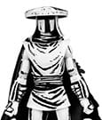 Teenage Mutant Ninja Turtles Actionfigur Elite Foot Ninja Guard Black & White 18 cm