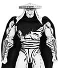 Teenage Mutant Ninja Turtles Actionfigur Foot Assassin Black and White 18 cm