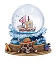 One Piece Schneekugel Going Merry 17 cm