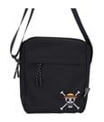 One Piece Umhängetasche Luffy Jolly Roger (Black) 23 cm
