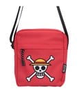 One Piece Umhängetasche Luffy Jolly Roger (Red) 23 cm
