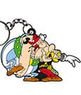 Asterix Schlüsselanhänger Asterix & Obelix Laughing 9 cm