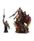 Masters of the Universe Real Elite Masterline Series Statue 1/4 He-Man & Battle Cat Ultimate Version 86 cm
