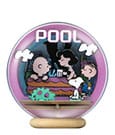 Die Peanuts Puremind Modellbausatz Wooden Theater Globe Cool Pool