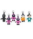 Squid Game Plüsch-Schlüsselanhänger All Stars 12 cm Sortiment (24)