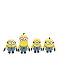 Minions Plüschfiguren Set Charaktere 20 cm Sortiment (24)
