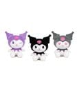 Hello Kitty Plüschfiguren Kuromi 16 cm Sortiment (12)