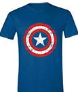 Marvel T-Shirt Captain America Cracked Shield Größe L