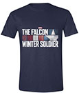 The Falcon and the Winter Soldier T-Shirt Action HR Logo Navy Größe XL