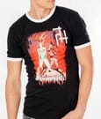 Gotham City Sirens T-Shirt Crossword Black Ringer