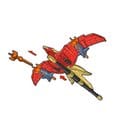 Power Rangers Thunderzord Actionfigur Firebird
