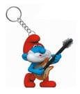 Die Schlümpfe Schlüsselanhänger Papa Schlumpf mit Gitarre