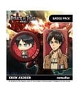 Attack on Titan Anstecker 2er-Pack Eren Jaeger
