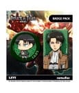 Attack on Titan Anstecker 2er-Pack Levi
