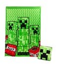Minecraft Kissen-Decke Creeper 2-in-1 Foldable 150 cm