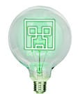 Minecraft Neon LED-Glühbirne Creeper