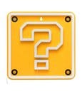 Super Mario LED Neon Wandleuchte Question Block 24 x 24 cm