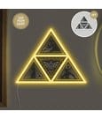 The Legend of Zelda Wandleuchte Triforce 22 x 25 cm