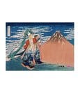 Katsushika Hokusai x Hatsune Miku Acrylpanel Thirty-six Views of Mount Fuji Fine Wind, Clear Morning 30 cm