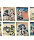 Hatsune Miku x Katsushika Hokusai iXima Shikishi Blind Box Sortiment (8)