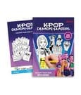 KPop Demon Hunters Sticker Ausmalbuch A4 Display (20)